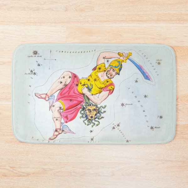 Item preview, Antique Constellation Map of Perseus, Caput Medusæ designed and sold by VintageArchive.