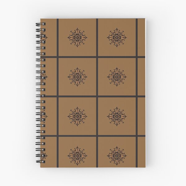 Item preview, abstract decorative vintage  design on brown background designed and sold by ErhanArt.
