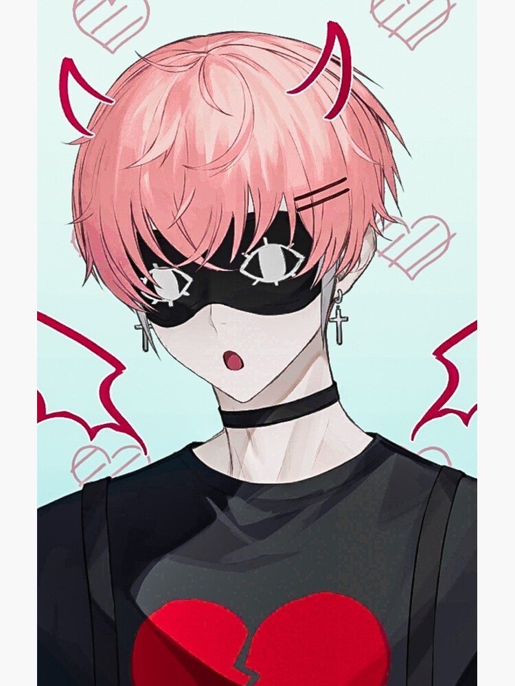 Dark Anime Boy Postcard for Sale by UraniusMaximus