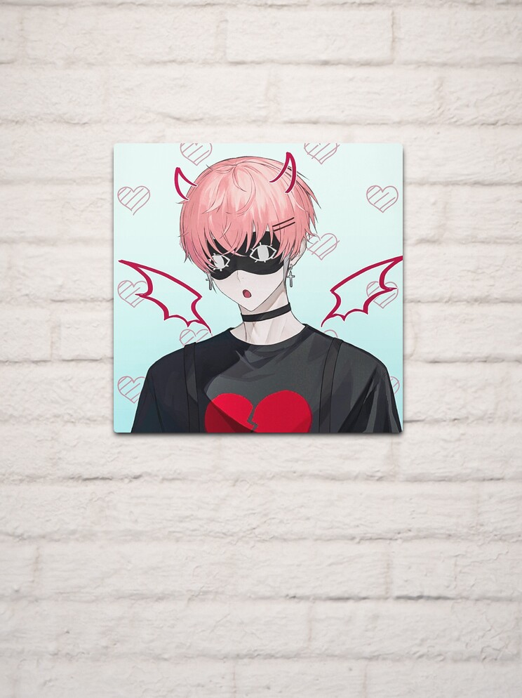 Cute Anime Boy Metal Prints for Sale