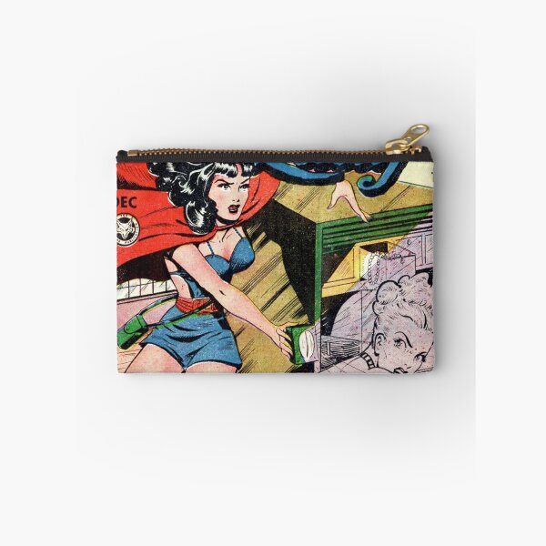 Item preview, Retro Phantom Lady Comic Book Cover | Vintage Female Superhero designed and sold by SLAG-Creative.