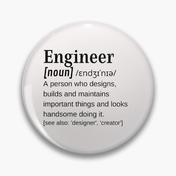 Item preview, Engineer Male Handsome Man Dictionary Definition Engineering Design designed and sold by DefinitionX.