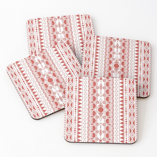 Item preview, Bohemian ornament 30122020 light red designed and sold by pASob-dESIGN.