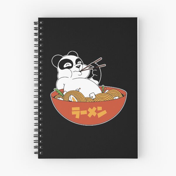Item preview, Panda In Ramen Bowl Eating Ramen designed and sold by OnepixArt.