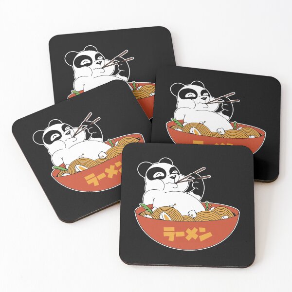 Item preview, Panda In Ramen Bowl Eating Ramen designed and sold by OnepixArt.