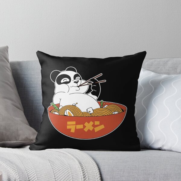 Item preview, Panda In Ramen Bowl Eating Ramen designed and sold by OnepixArt.