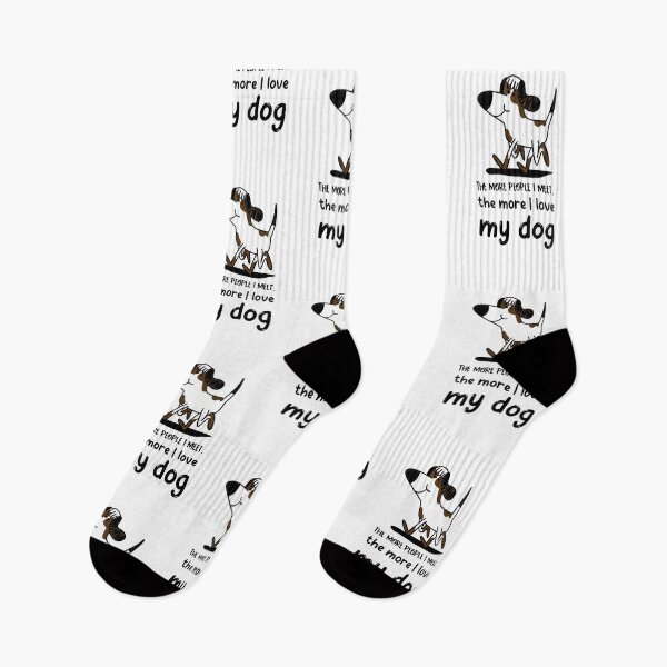 Item preview, The more people I meet the more I love my sweet dog beagle name: sweet small Crumb designed and sold by Mydogheart4you.