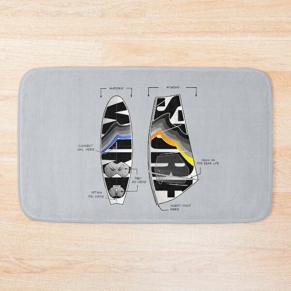 Item preview, Wind Surf Gear Board Sail Cool Design designed and sold by frenchsalsa.