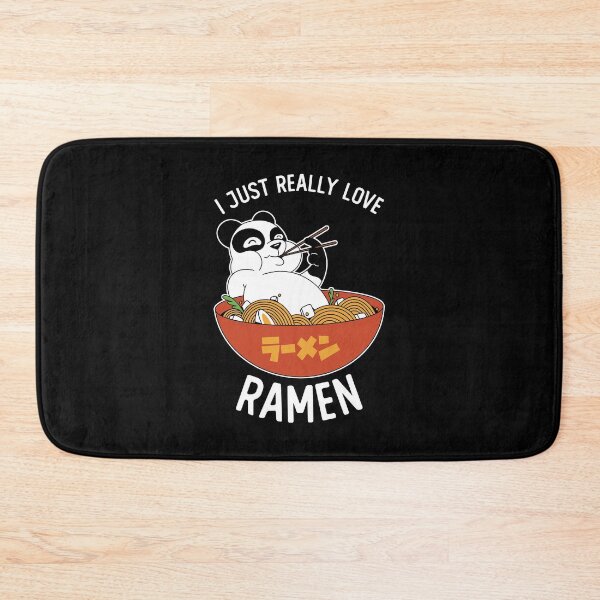 Item preview, I Just Really Love Ramen Panda Eating Ramen designed and sold by OnepixArt.