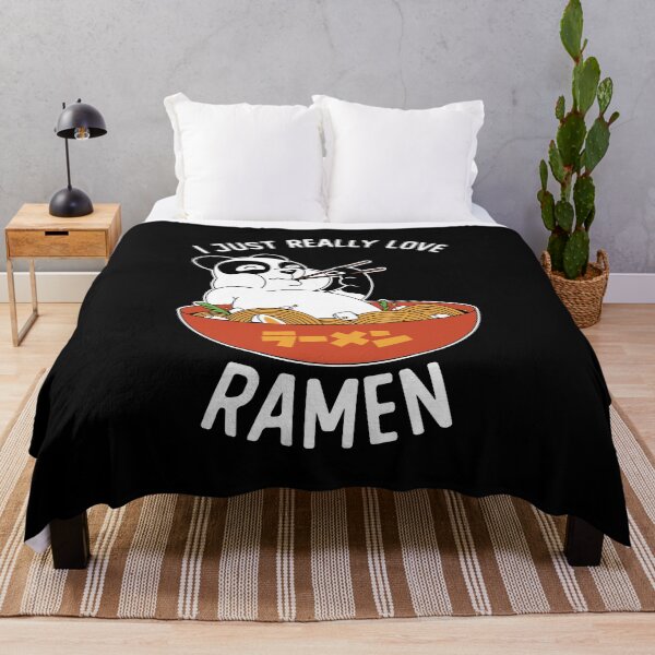 Item preview, I Just Really Love Ramen Panda Eating Ramen designed and sold by OnepixArt.