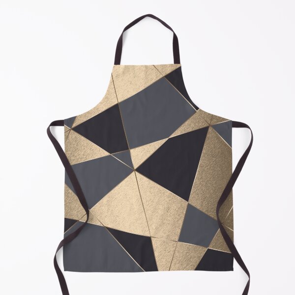 Item preview, Gold and grey abstract line geometric pattern designed and sold by CynthiaGraphics.
