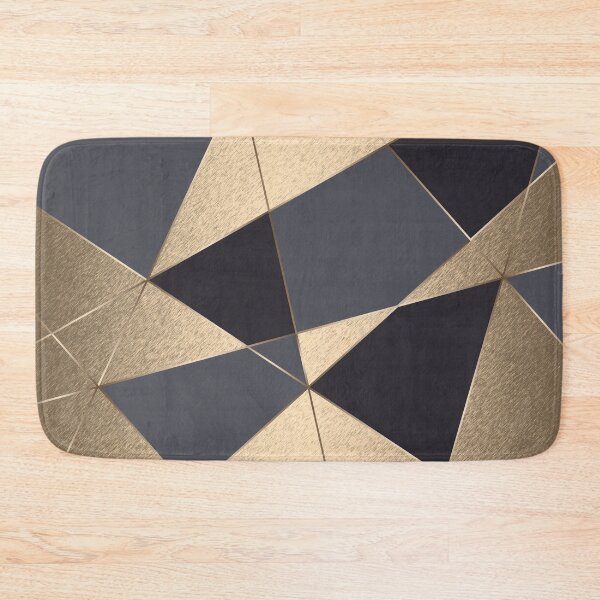 Item preview, Gold and grey abstract line geometric pattern designed and sold by CynthiaGraphics.