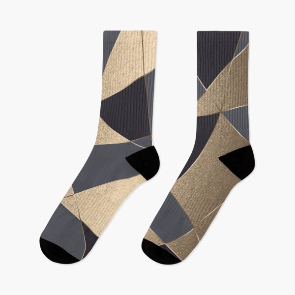 Item preview, Gold and grey abstract line geometric pattern designed and sold by CynthiaGraphics.
