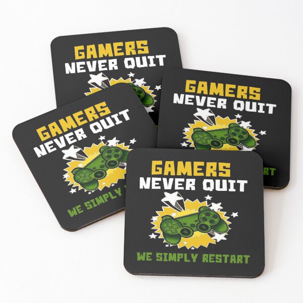 Item preview, Gamers Never Quit We Simply Restart designed and sold by YOUR-LOOK.