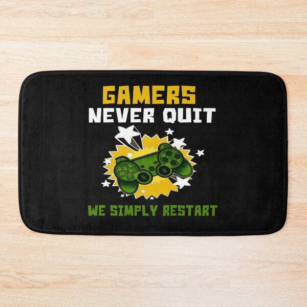 Item preview, Gamers Never Quit We Simply Restart designed and sold by YOUR-LOOK.