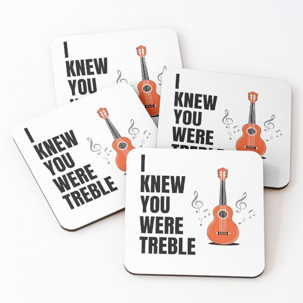 Item preview, Treble Clef Quote - I Knew You Were Treble designed and sold by Clothing-Guru.