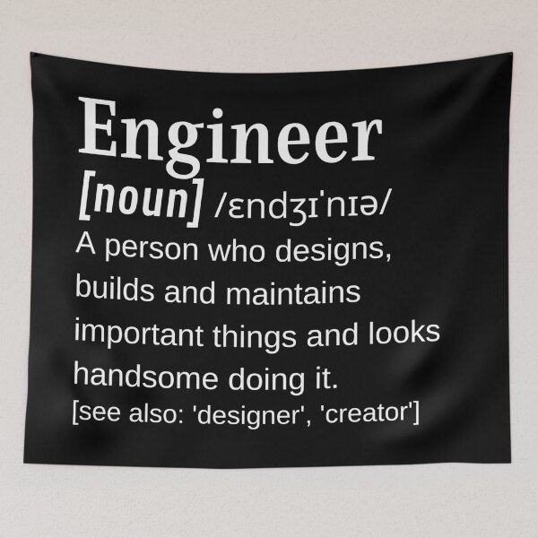 Item preview, Handsome Engineer Good-Looking Man Definition Gift Engineering Boyfriend or Husband designed and sold by DefinitionX.