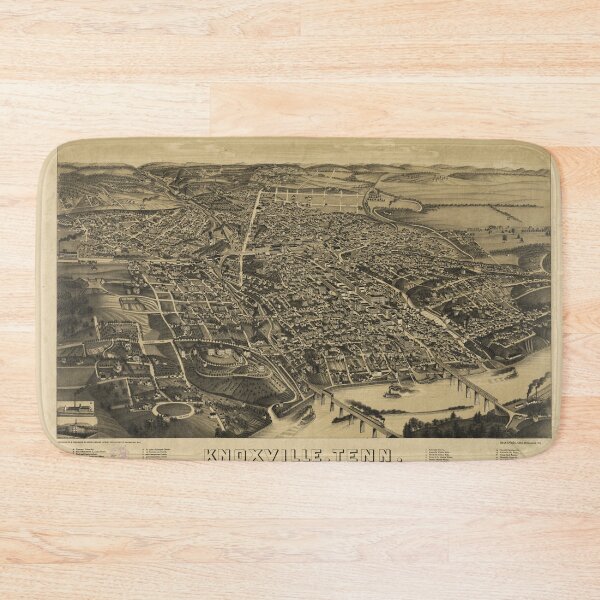 Item preview, Bird's Eye View of Knoxville, Tennessee (1886) designed and sold by allhistory.
