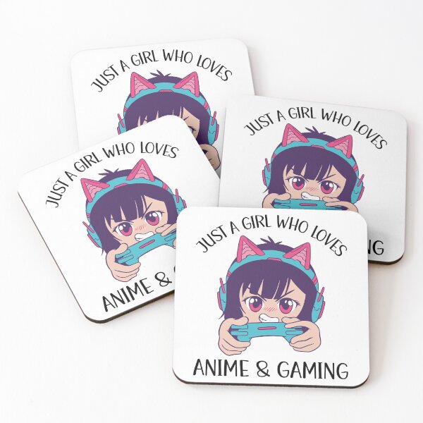 Item preview, Just A Girl Who Loves Anime And Gaming designed and sold by OnepixArt.