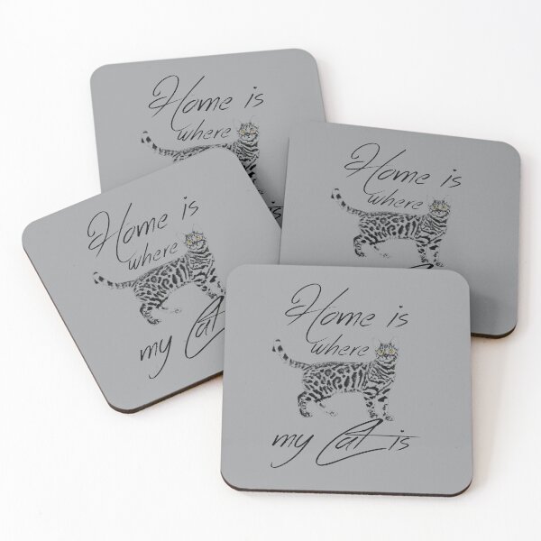 Item preview, Home is where my cat is designed and sold by GNDesign.