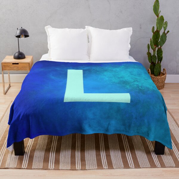 Item preview, Cosmic Fire Blue Alphabet L designed and sold by geoceltic.