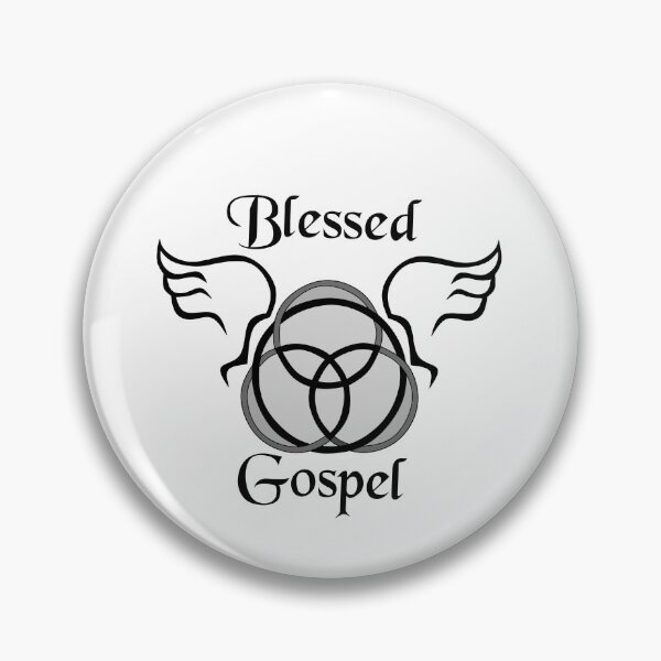 Item preview, Blessed Trinity Knot Angel Wings Gospel Line Art designed and sold by grounds.