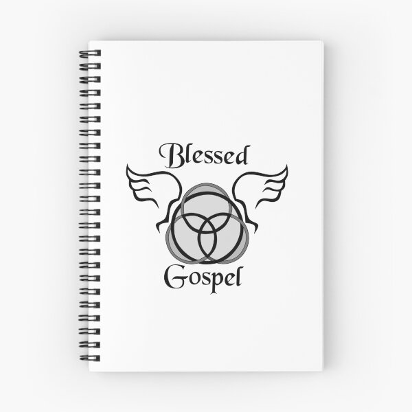 Item preview, Blessed Trinity Knot Angel Wings Gospel Line Art designed and sold by grounds.