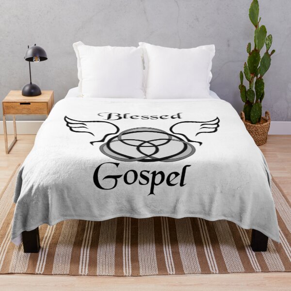 Item preview, Blessed Trinity Knot Angel Wings Gospel Line Art designed and sold by grounds.