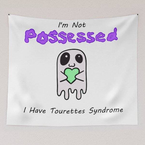 Item preview, Funny Tourettes Syndrome Awareness Ghost designed and sold by MissyDoodles.