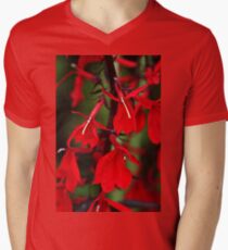 Vision In Red Men's V-Neck T-Shirt