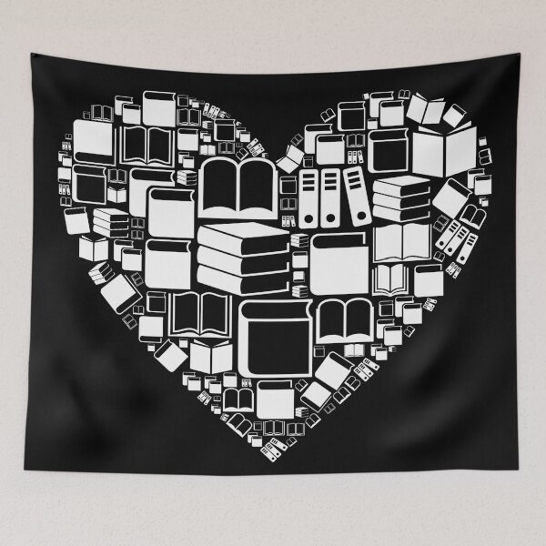 Item preview, Books Are My Valentine Funny Cute Pretty Valentine's Day Friend Gift designed and sold by cattiktoks1718.