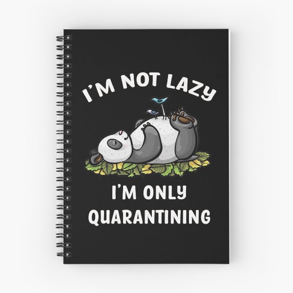 Item preview, I'm Not Lazy I'm Only Quarantining Shirts and More designed and sold by Jungleful33.