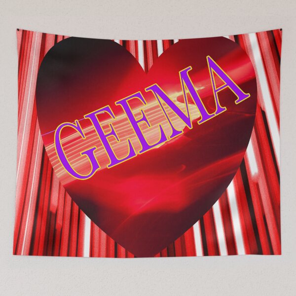 Item preview, GEEMA Is My Sweet Valentine Graphic with Heart designed and sold by EdwardMonet.