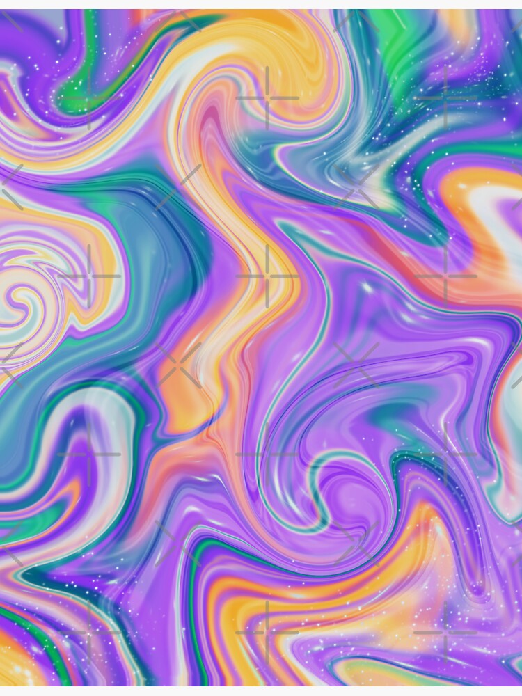 "Melting Candy Rainbow" Sticker by meliseflores Redbubble