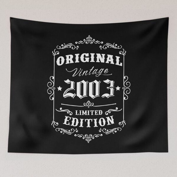 Item preview, 18th Birthday Gift Idea Born in 2003 Vintage designed and sold by PugSwagClothing.
