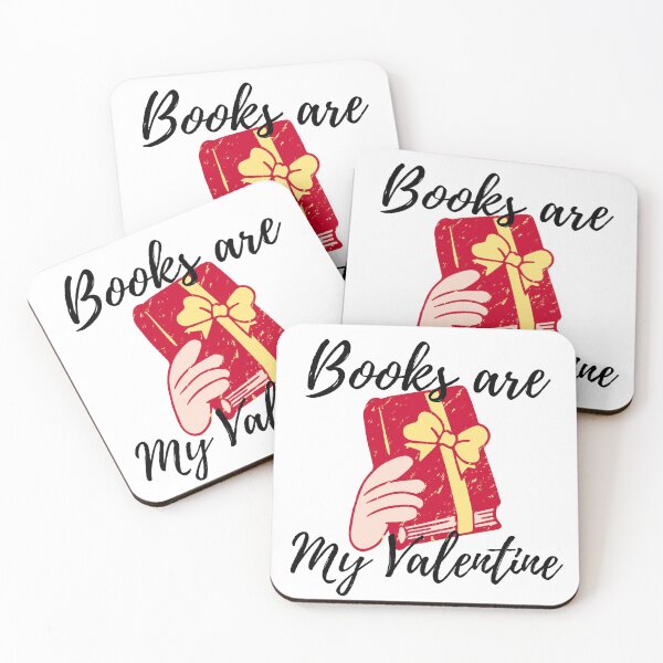 Item preview, Books Are My Valentine Funny Cute Pretty Valentine's Day Friend Gift designed and sold by cattiktoks1718.