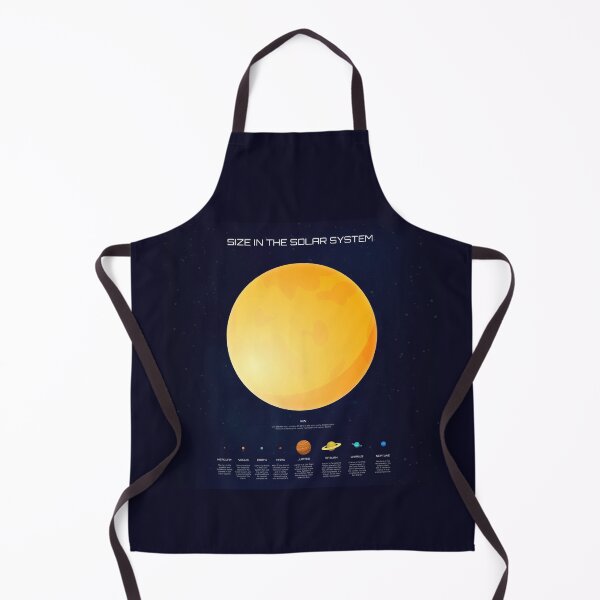 Item preview, Size In The Solar System Sun and Planets Infographic designed and sold by BrianSmith84.