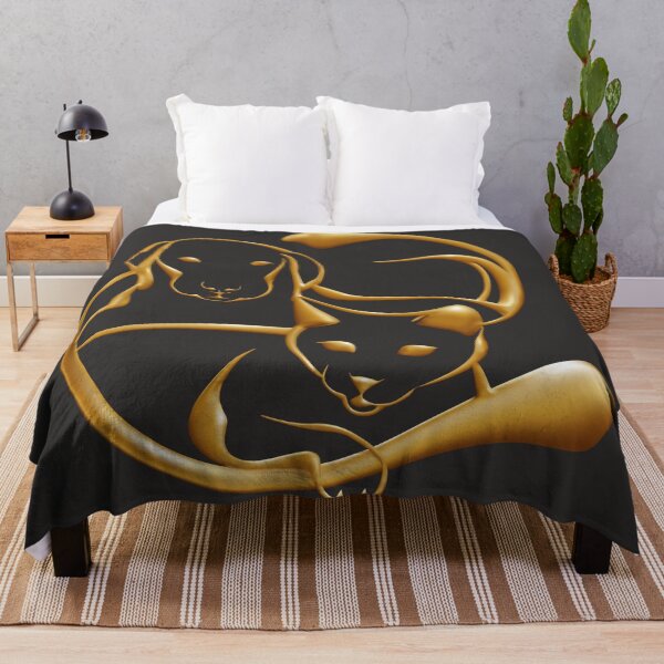 Item preview, The Cat and the Golden Dog designed and sold by fras77.