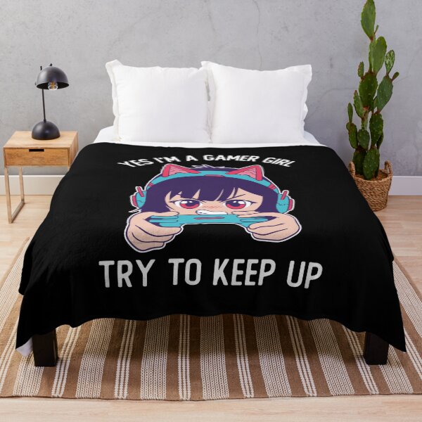 Item preview, Yes I'm A Gamer Girl Try To Keep Up designed and sold by OnepixArt.