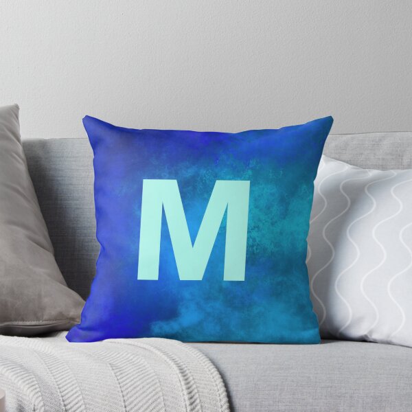Item preview, Cosmic Fire Blue Alphabet M designed and sold by geoceltic.