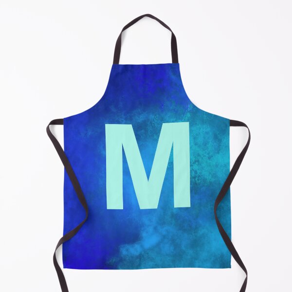 Item preview, Cosmic Fire Blue Alphabet M designed and sold by geoceltic.