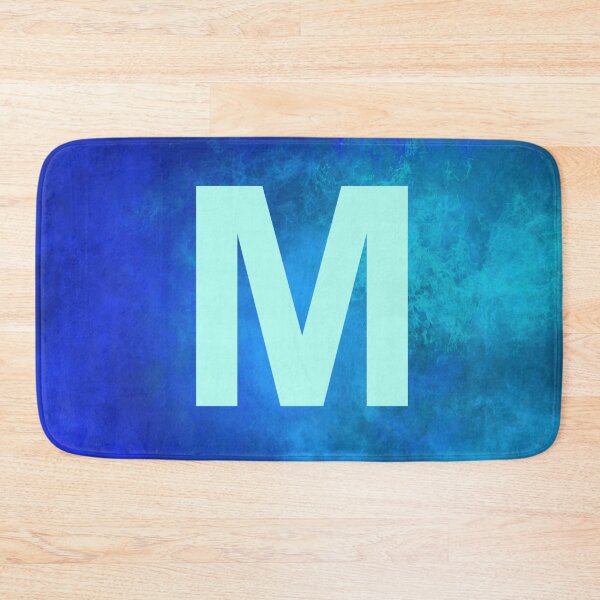 Item preview, Cosmic Fire Blue Alphabet M designed and sold by geoceltic.