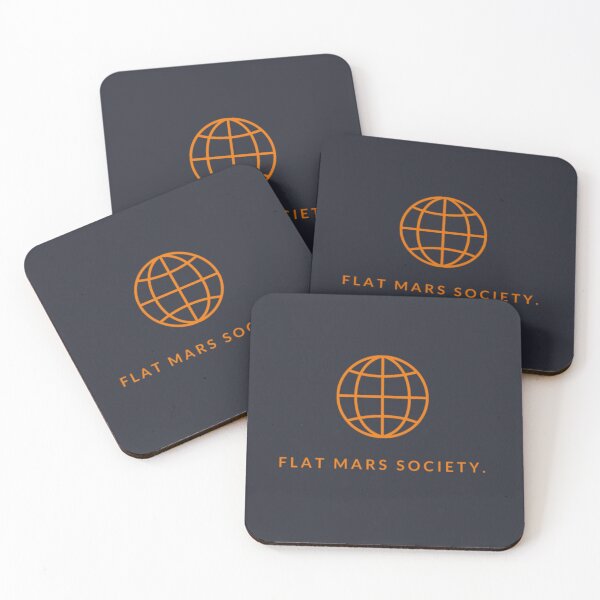 Artikelvorschau, Flacher Mars Society Aufkleber entworfen und verkauft von CornerStore007.