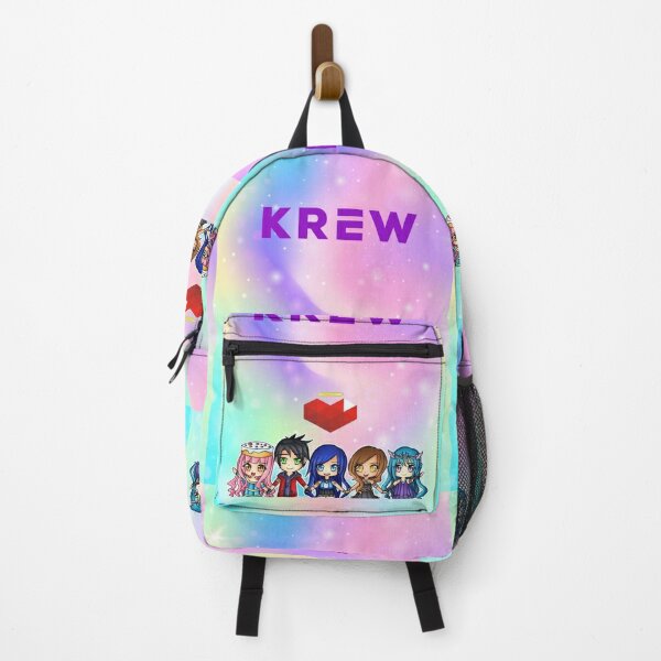 The Krew Backpacks Redbubble - itsfunneh roblox backpacking