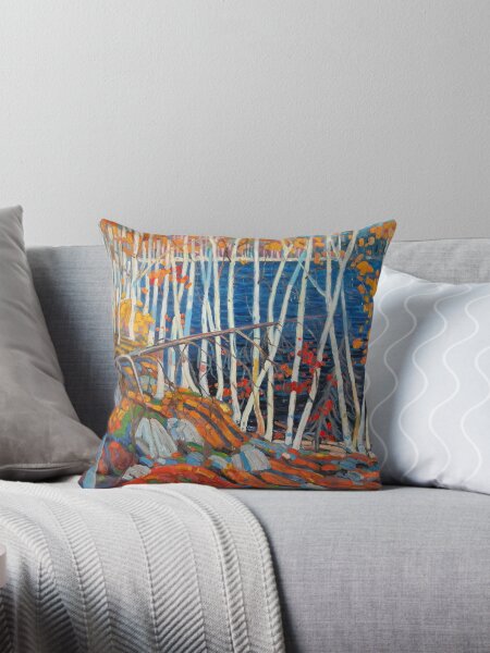 In The Northland (Group Of Seven) by Tom Thomson Canadian Landscape Throw Pillow