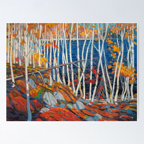 Vista previa del artículo con la obra «In The Northland (Grupo de los siete) por Tom Thomson Canadian Landscape», diseñado y vendido por Ejaaz.