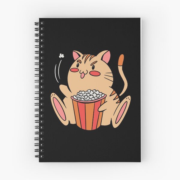 Item preview, Fat Cat Eating Popcorn designed and sold by OnepixArt.