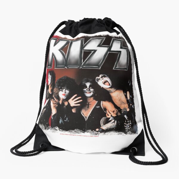 Kiss band original line up Drawstring Bag