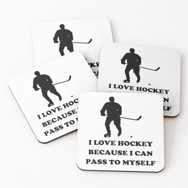 Artikelvorschau, Ich liebe Hockey, weil ich zu mir selbst übergehen kann entworfen und verkauft von GasparArts.