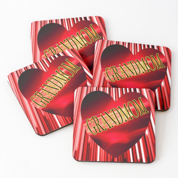 Item preview, GRANDMOM Is My Sweet Valentine Graphic with Heart designed and sold by EdwardMonet.